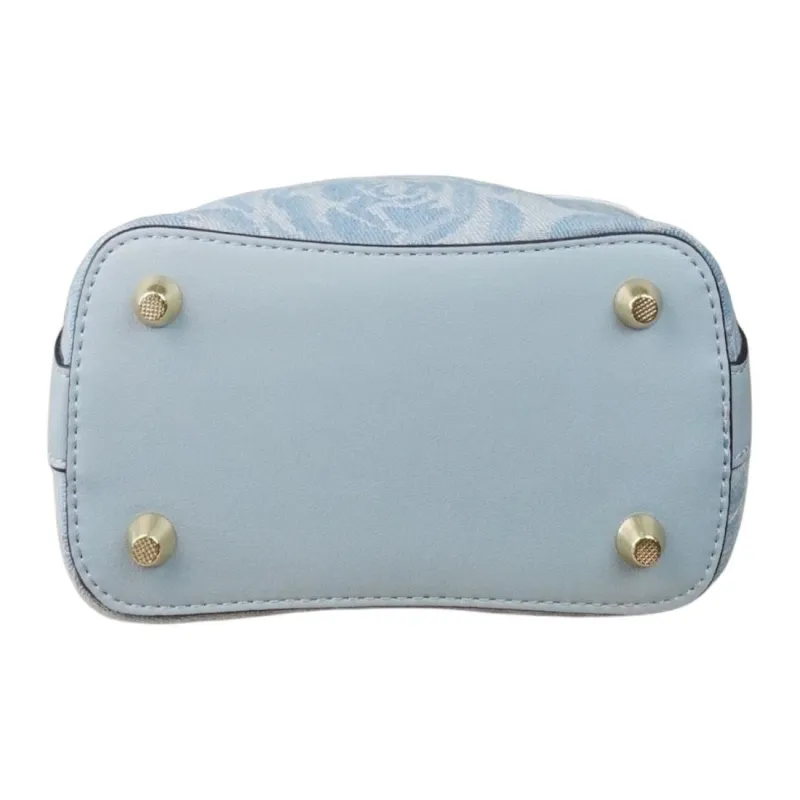 EYE THEME Denim Crossbody Bag Trumpets Women's That Blue-3