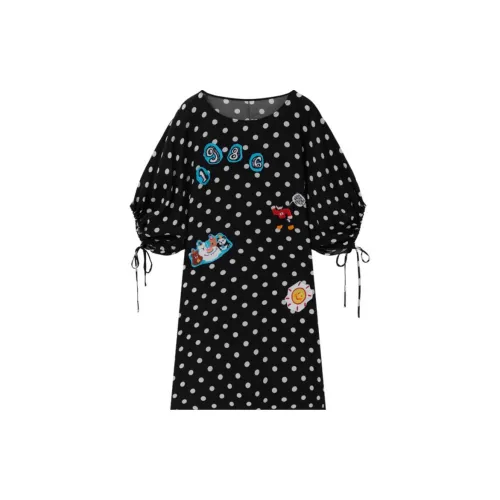 URLAZH Long-Sleeved Dresses Women's Black