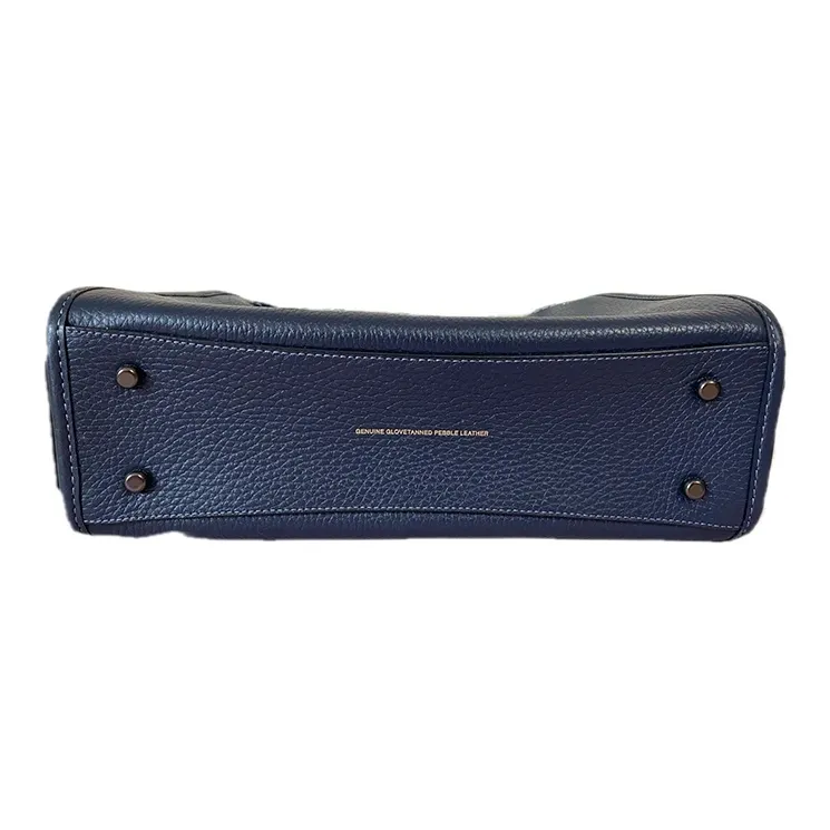 COACH Rogue Leather Handbag Shoulder Bag Women's Marine Blue-2