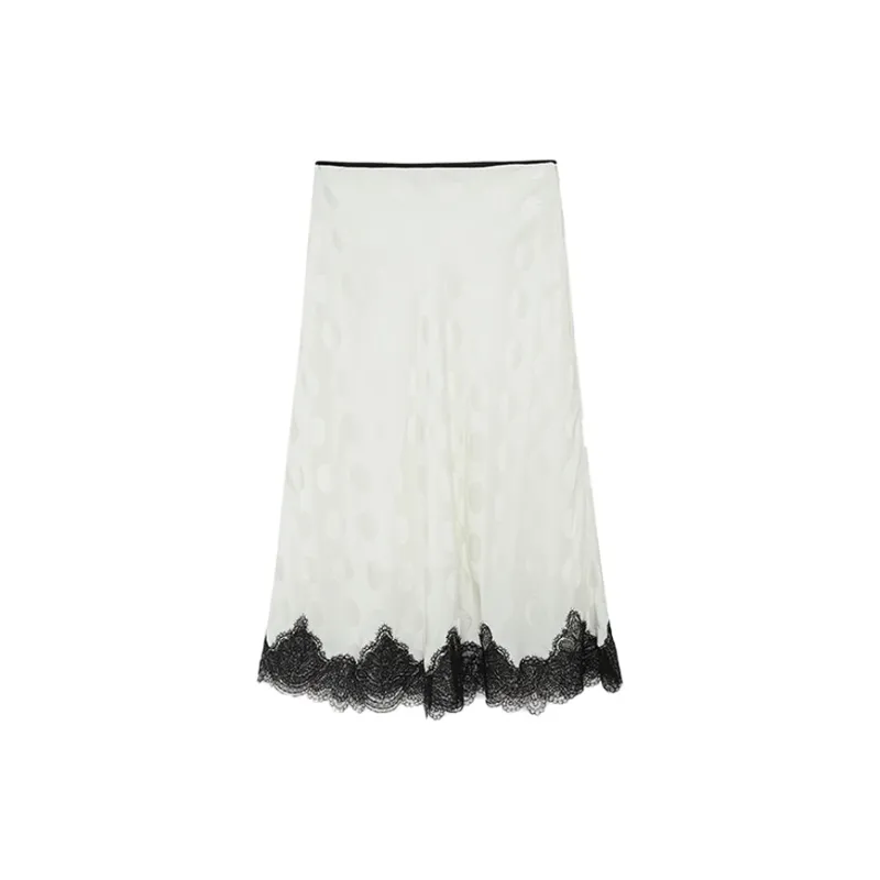IMMI SS24 Casual Long Skirt Women's White-1