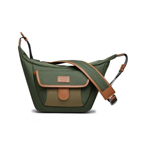 FAIRWHALE Oxford With Cow Leather Tote Dumpling Bag, Shoulder Bag, Crossbody Bag Regular Unisex Peacock Green