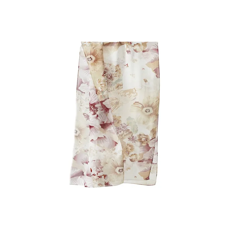 WENSLI Silk Scarves Women's-3
