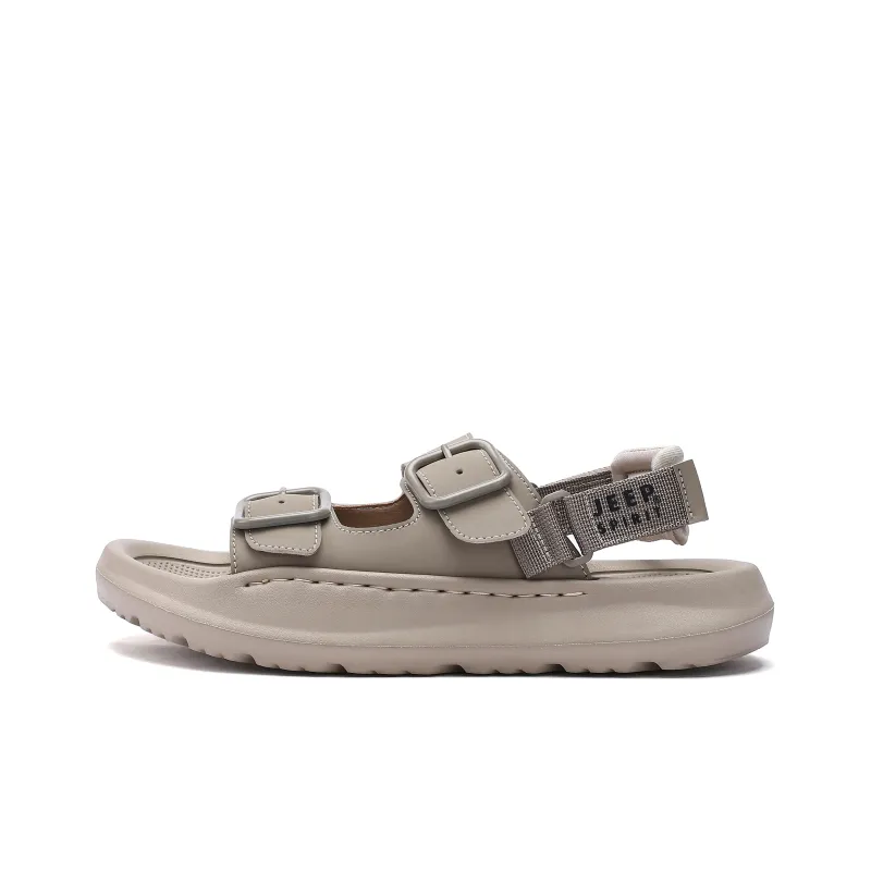 JEEP SPIRIT Beach Sandals Men's Sandstone-0
