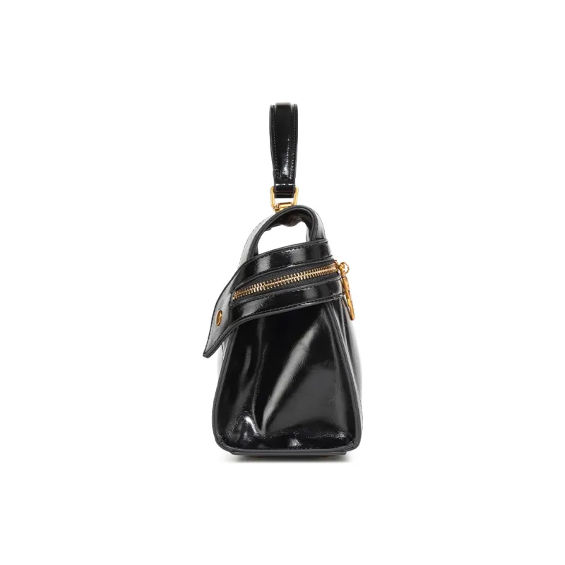 Disney PU Shoulder Bag Crossbody Bag Women's Mickey Black/Gold-2