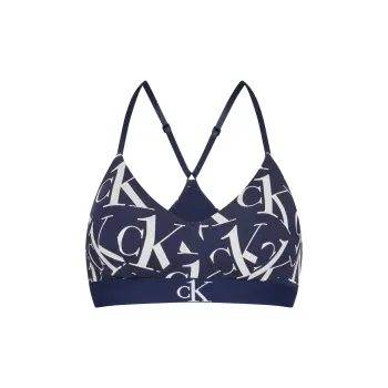 CALVIN KLEIN LGHT LINED BRALETTE Bra Europe Version Women's Blue