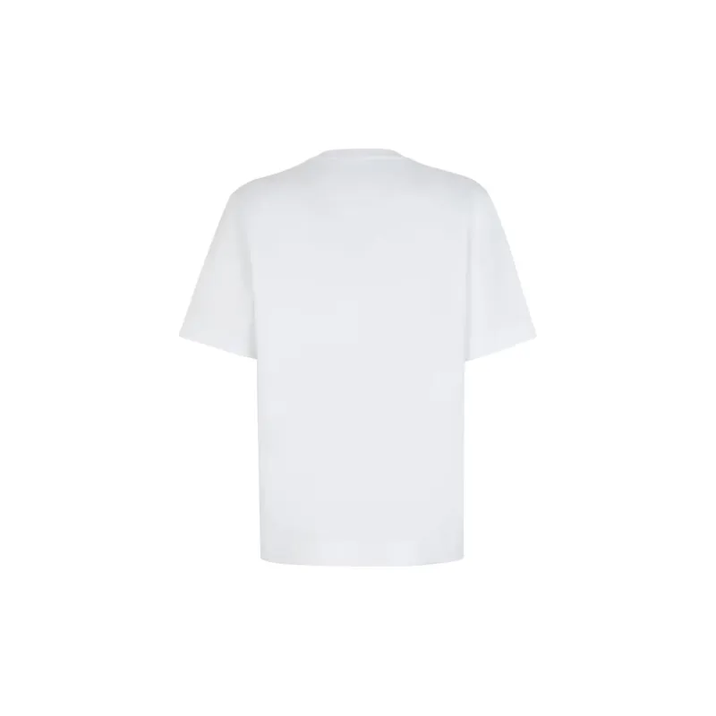FENDI Logo Printed Crewneck T Shirt-1