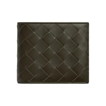 Bottega Veneta Intrecciato Calfskin Wallet Men's Deep Praline