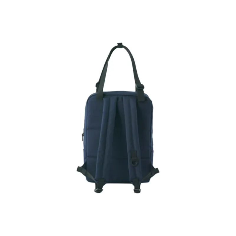 MUJI Polyester Handbag Backpack Unisex Green/Navy Blue-2