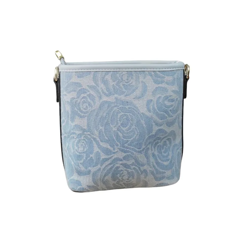 EYE THEME Denim Crossbody Bag Trumpets Women's That Blue-2
