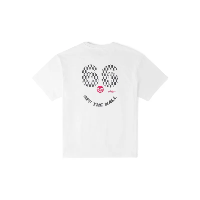 Vans OFF WHE WALL T Shirts Unisex White-1