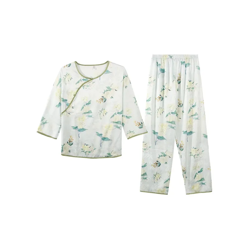 LoveEsteem Pajama Set Women's Light Blue-0