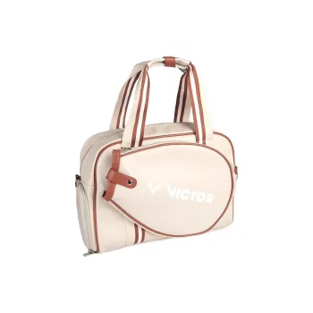 VICTOR Badminton Racket Bags 2 Pcs Casual Sports Shoulder Bag Khaki Unisex Independent Shoe Compartment