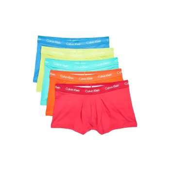CK/Calvin Klein LOW RISE TRUNK 5PK Underpants Europe Version Men's 5 Pack