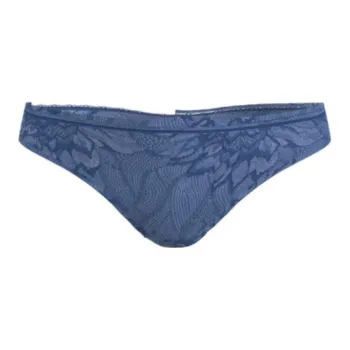 CK/Calvin Klein THONG Underpants Europe Version Women's 1 Pack Blue