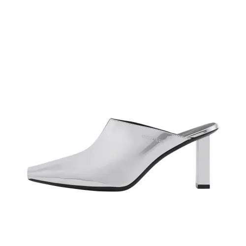 Courrèges Sleek 70mm Mirrored Mules