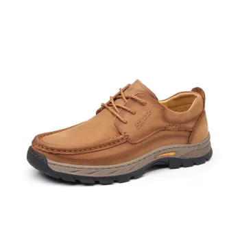 MODENGPAN Casual Shoes Men's Brown