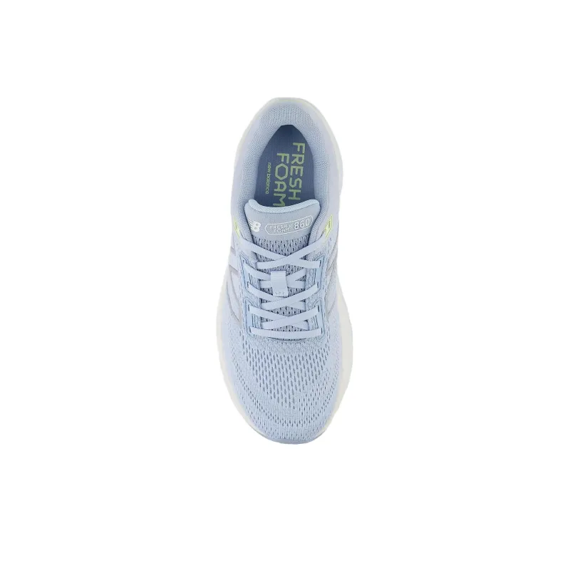 New Balance Fresh Foam X 860v14 Light Chrome Blue Limelight Bleached Lime Glo Women's-3