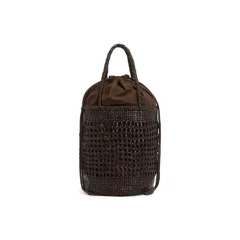 Dragon Diffusion Cow Leather Handbag Women's Brown