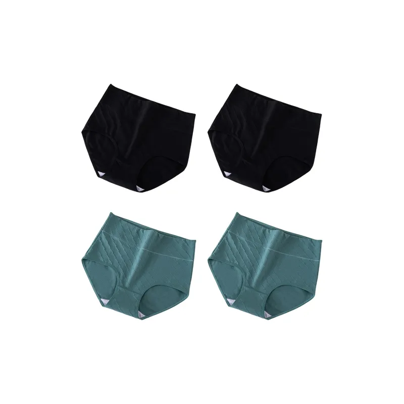 Flowers In Water Underpants Women's 4 Pack-13