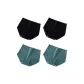 4 Pack (Black+Black+Green+Green)