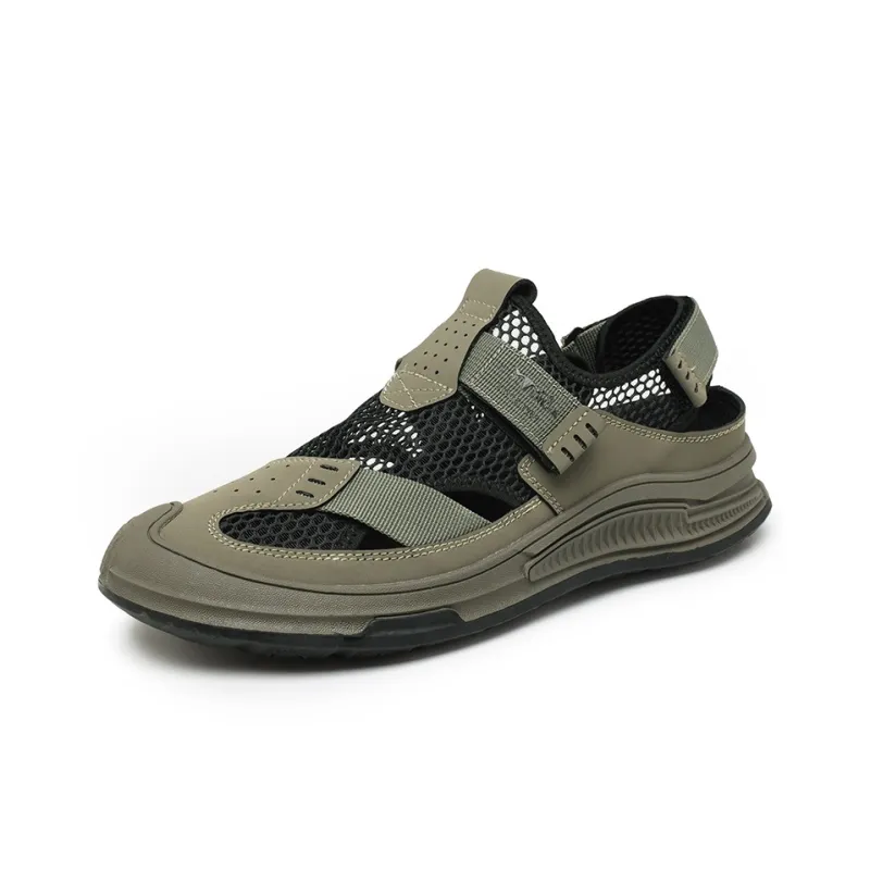 G.N.SHIJIA River Trekking Shoes Men Black/Green-1
