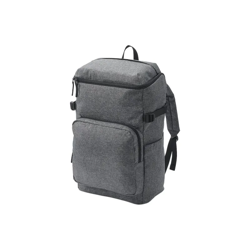 MUJI Polyester Backpack Unisex Gray/Navy Blue-0