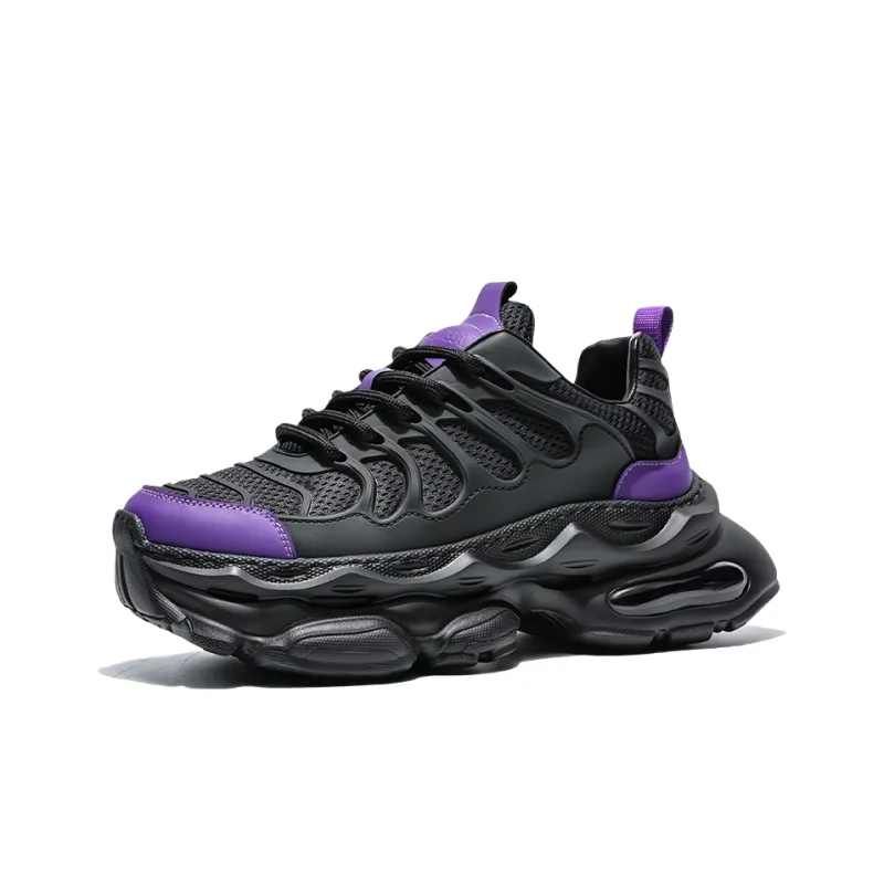 MOERBAI Breathable Lightweight Height Increasing Low-Top Chunky Sneakers Men's-11
