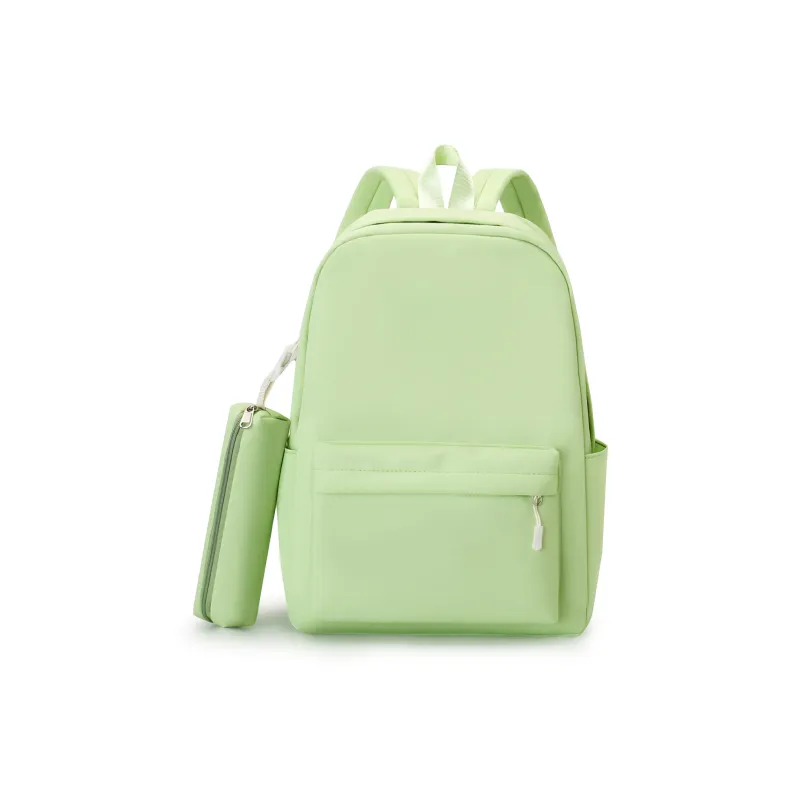 Carissa Nylon Backpack Regular Women's White/Black/Yellow-11