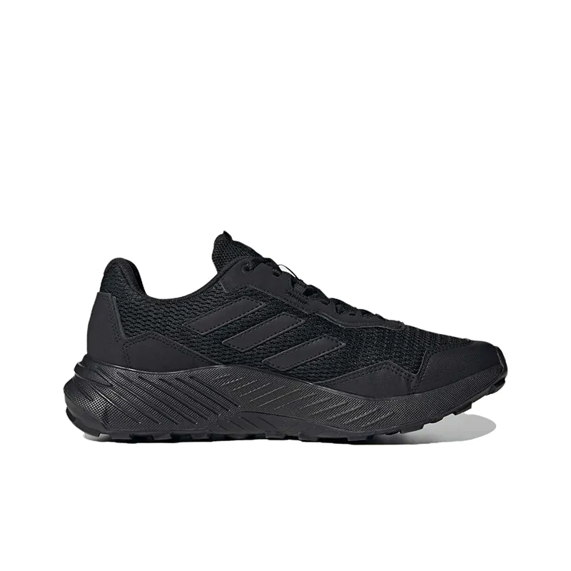 Adidas Tracefinder Trail Slip Resistant Low Top Casual Running Shoes Men's Black Gray-1