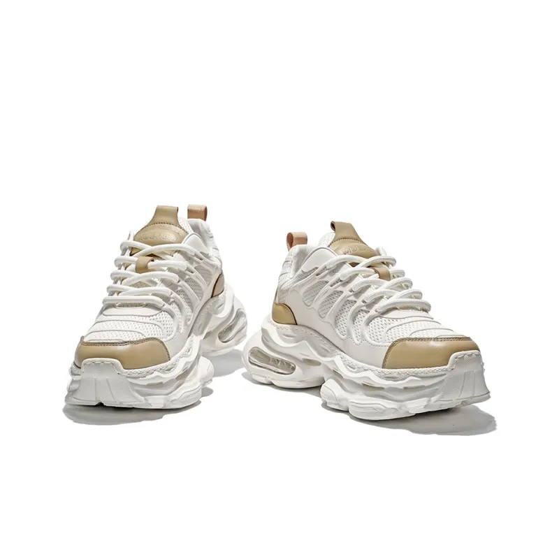 MOERBAI Breathable Lightweight Height Increasing Low-Top Chunky Sneakers Men's-3