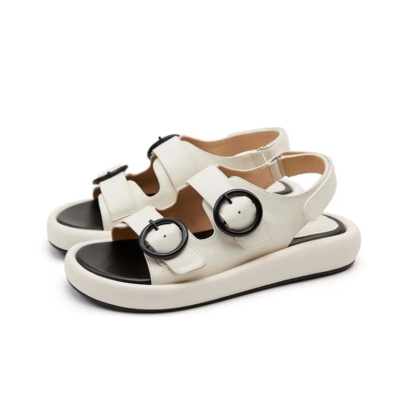 Marie Claire Beach Sandals Women's Ceramic Ivory-1