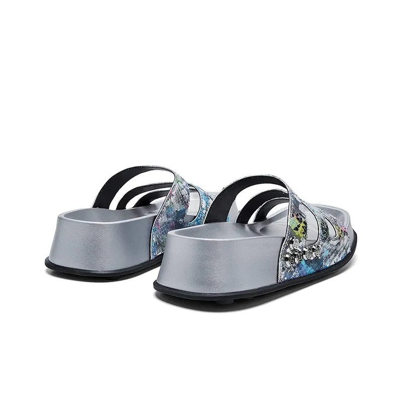 CHERYKALLY Plastic Sole Abrasion-Resistant Quick Dry Slide Slippers Women's-4