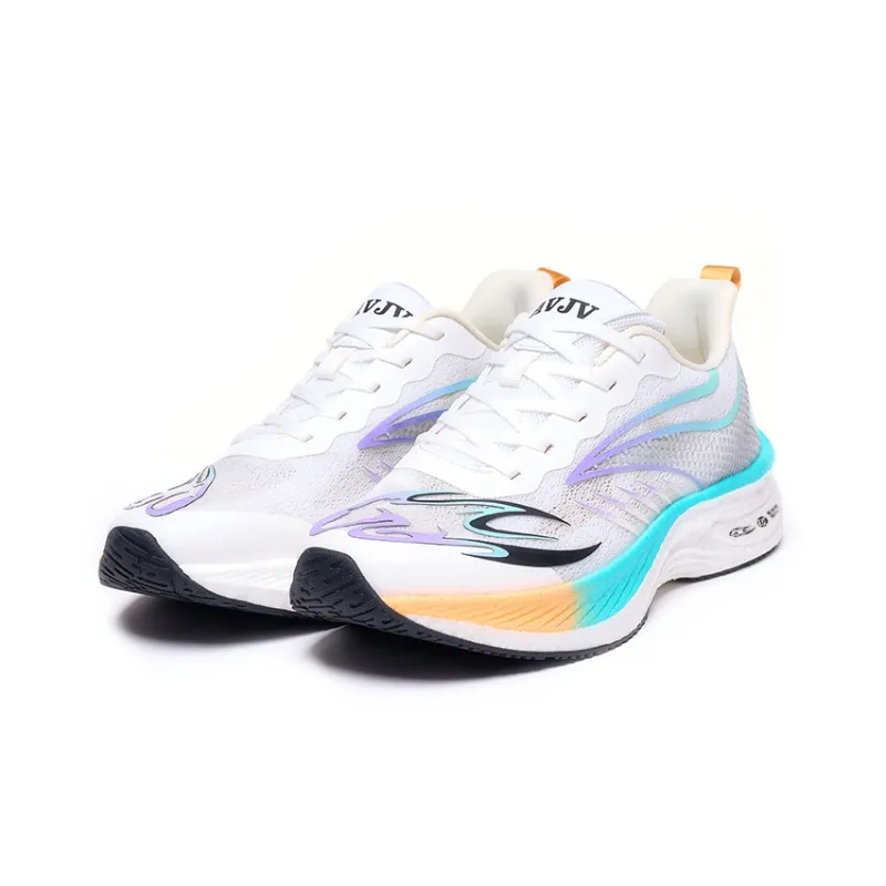 AVJV Running Shoes Women's Low Top Silver-4