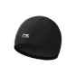Black[Comfortable Fabric Swimming Cap]