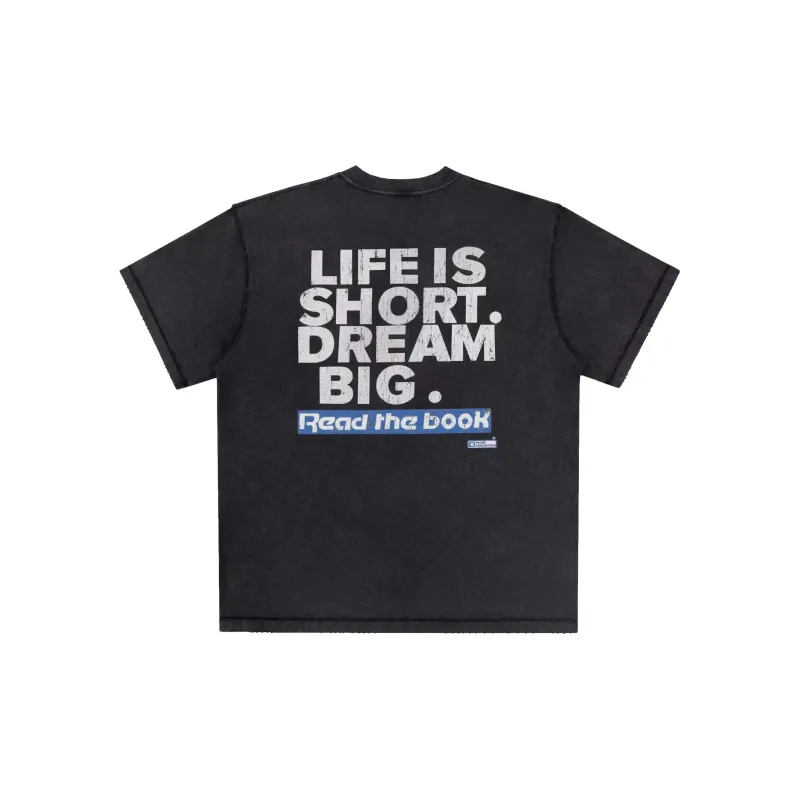 False Perception T Shirt Unisex Washed Black-1