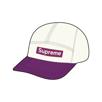 Supreme Suede Baseball Caps Unisex Purple