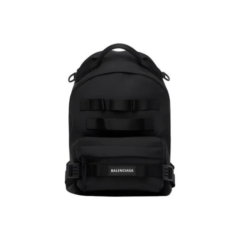 Balenciaga Army Nylon Fabric Backpack Trumpets Men's Black-0