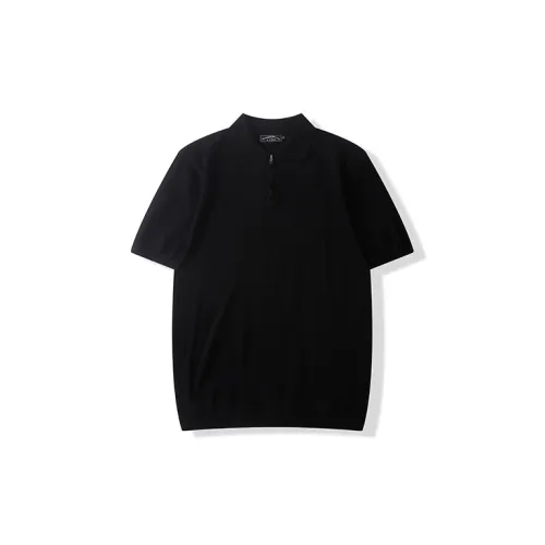 I'm David Polo Shirts Men Black