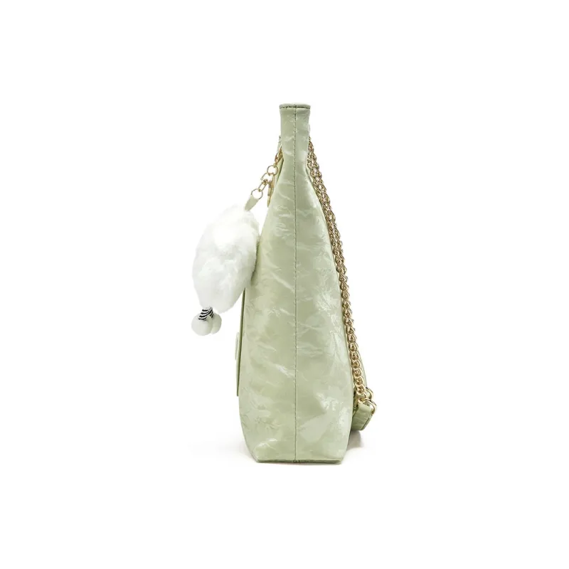 JOSINY PU Tote Bag, Shopping Bag, Shoulder Bag Women's Green/Dark Blue/Nude Pink-2