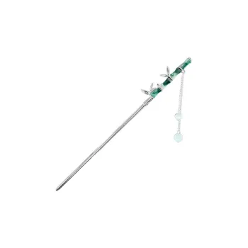 Kelanxi Hairpins Women's Silver, Green