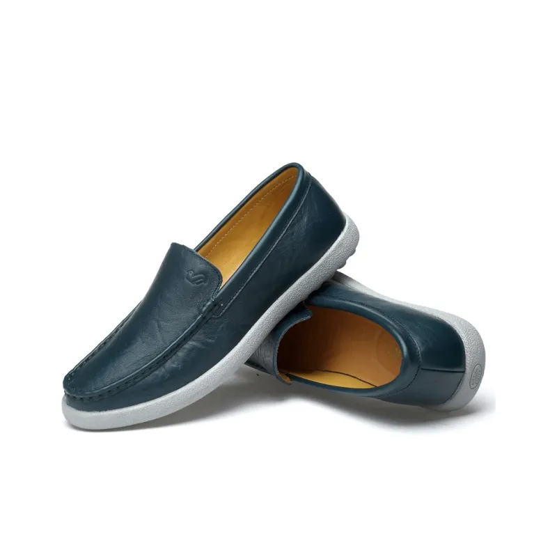 LAORENTOU Dress Shoes Men Low Top Dark Brown/Light Brown/Black/Blue-7