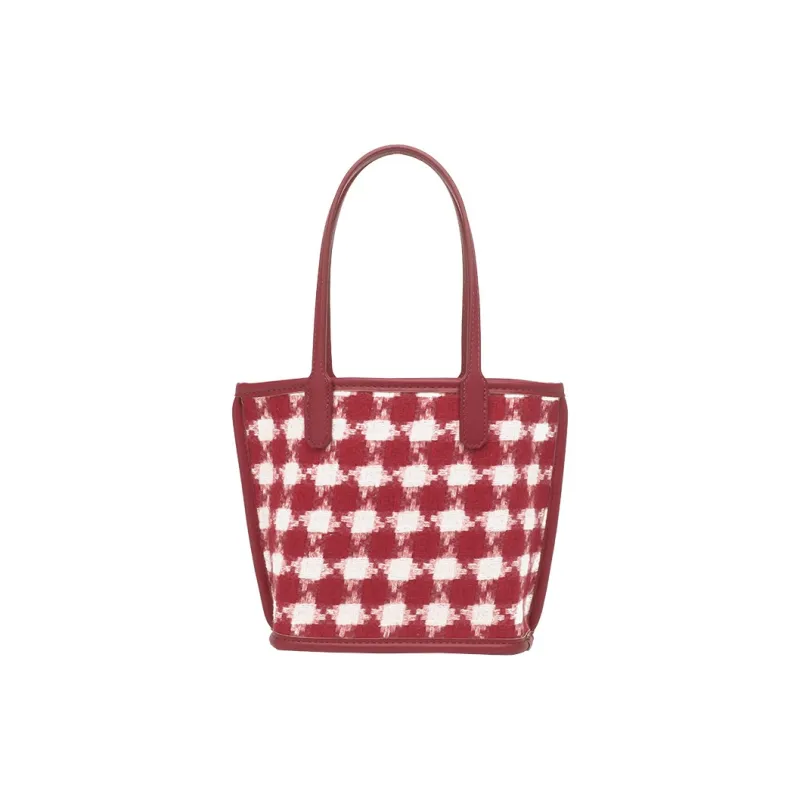 NATTY PU Shoulder Bag Women's Red-0