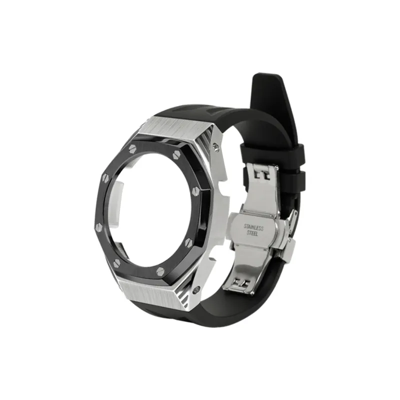 Keppot Compatible With Farm Oak GA 2100 GA 2110 GA B2100 GM 2100 Upgrade Black Panther Watch Cases Unisex-20