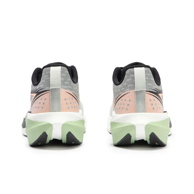 361° Shippuden CQT Series Running Shoes Men Low Top Photon Gray/Fluorescent Cream Peach Red-3