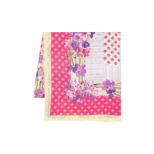 Twinset Floral-print Modal Scarf