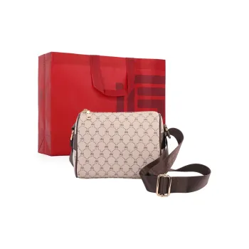 Dubaolu Microfiber Synthetic Leather Shoulder Bag Crossbody Bag Regular Women's Apricot