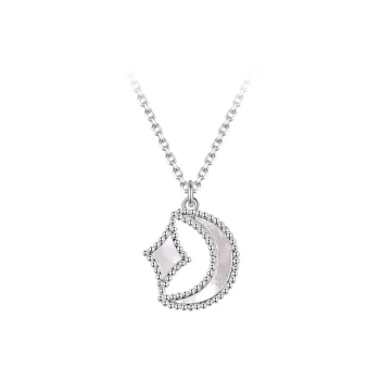 CHRONIC Exquisite Quiet Luxury Niche Advanced Touch Necklace Star Moon Pendant Unisex