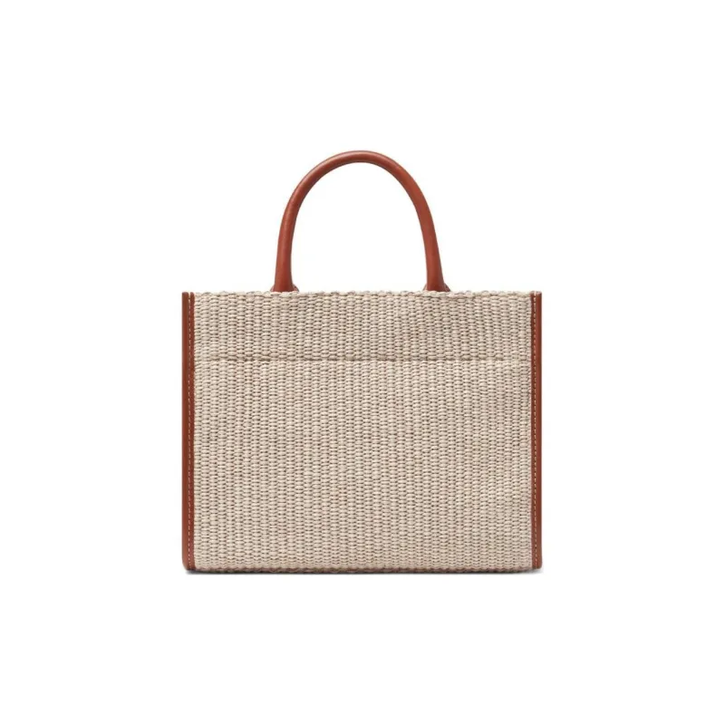 VERSACE Raffia One Shoulder Handbags Small Size Women's Beige-2