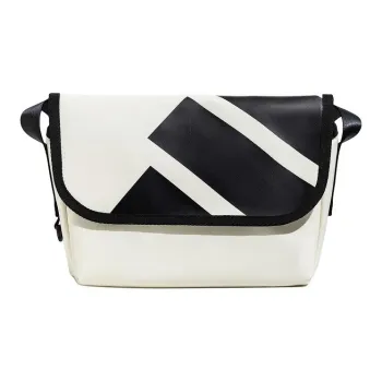 Adidas PU Crossbody Bag Shoulder Bag Unisex Jade White