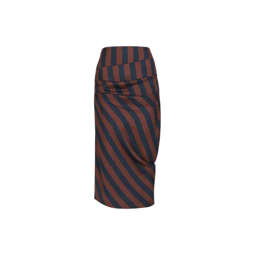 FENDI Casual Long Skirts Women's Brown